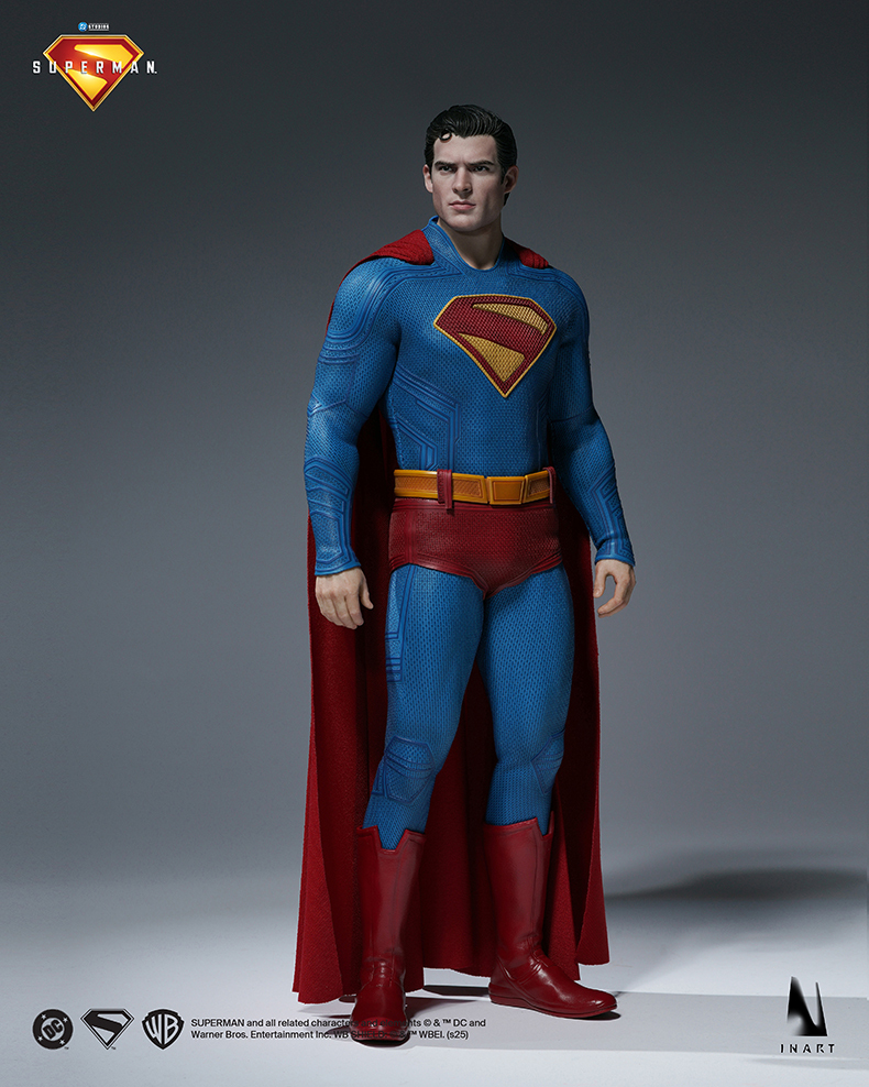 【Pre-order】 QS INART 1/6 Ag-A021 Superman 2025 Superman Double Head Sculpture Movable