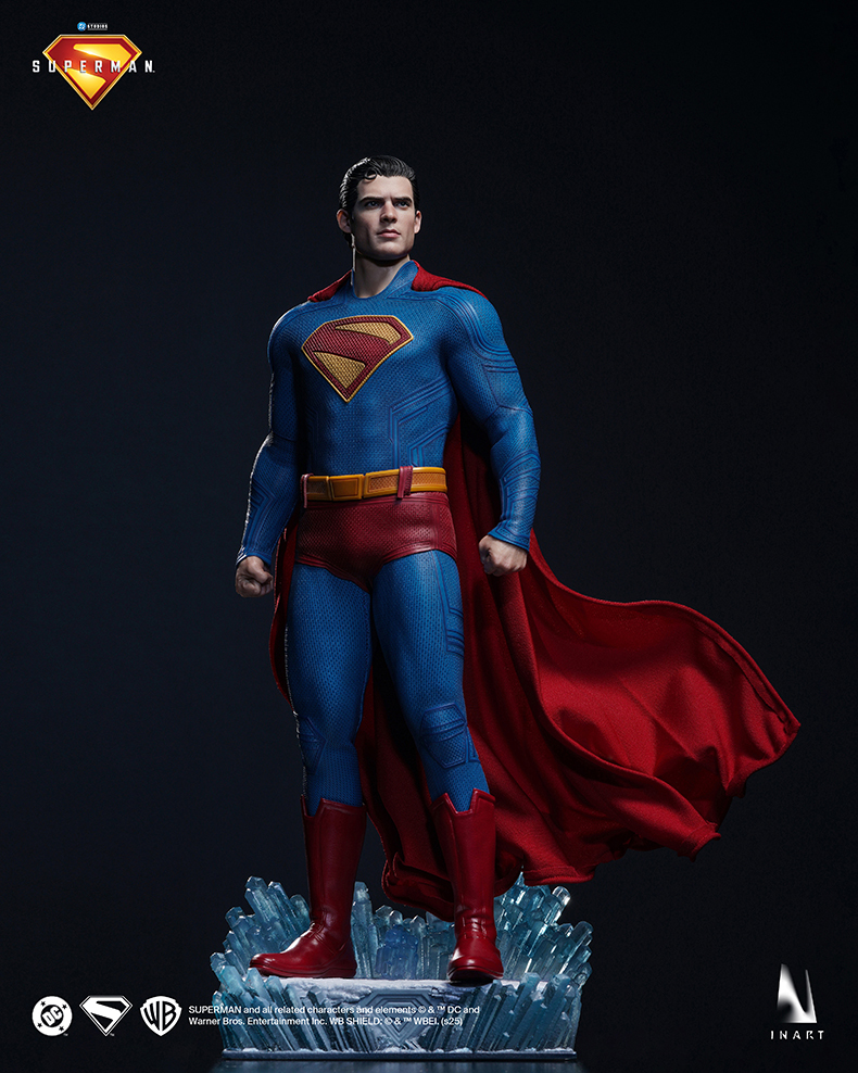 【Pre-order】 QS INART 1/6 Ag-A021 Superman 2025 Superman Double Head Sculpture Movable