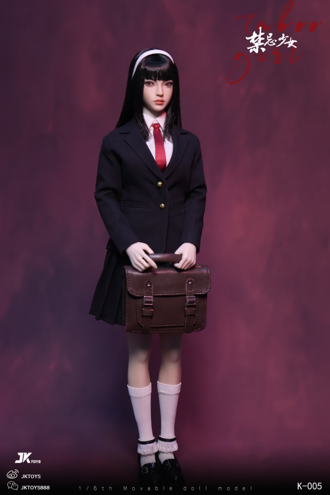 In Stock  JKTOYS K-005 1/6 Taboo Girl Tomie Cosplay Female Action Figure Model