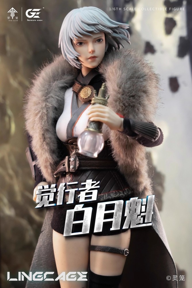 In Stock Genesis Emen LL-BYK02 1/6 Ling Cage Bai Yuekui Action Figure Model Toy