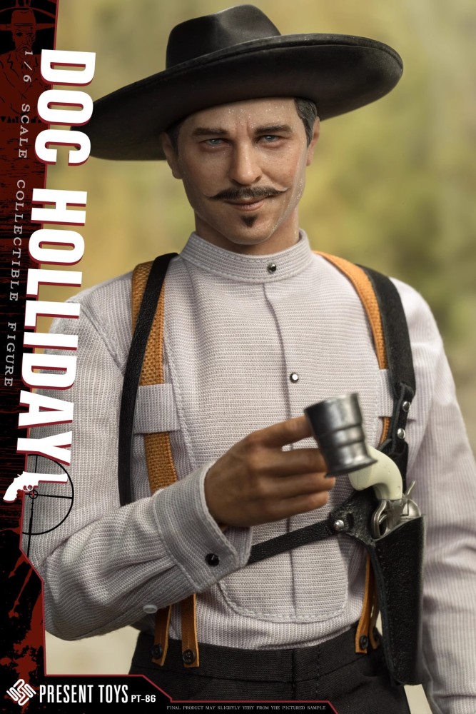 IN STOCK PRESENT TOYS PT-sp86 1/6 Legendary Gunner Doc Holliday Action Figure