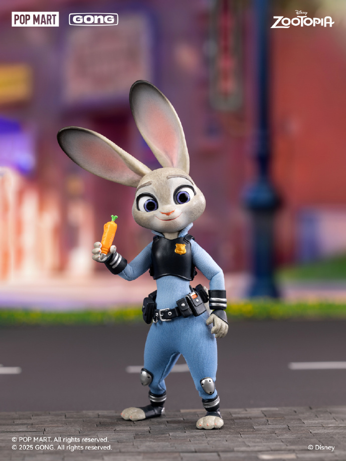 【Pre-order】GONG Zootopia Nick Fox and Judy Rabbit Police Officer figurines