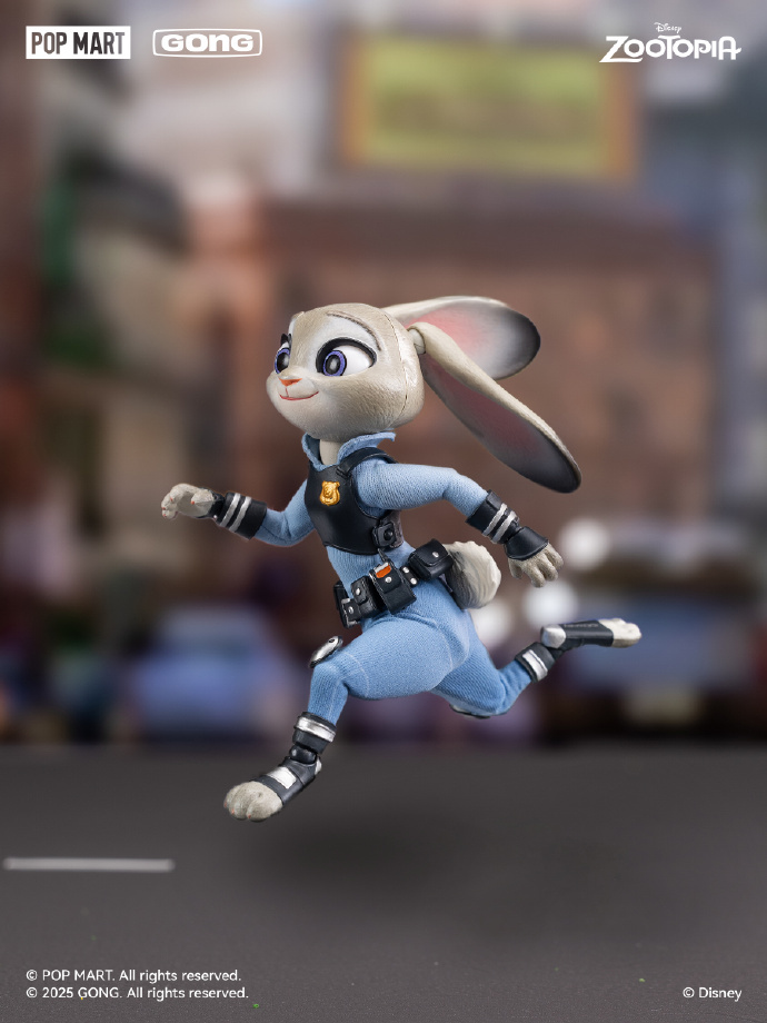 【Pre-order】GONG Zootopia Nick Fox and Judy Rabbit Police Officer figurines