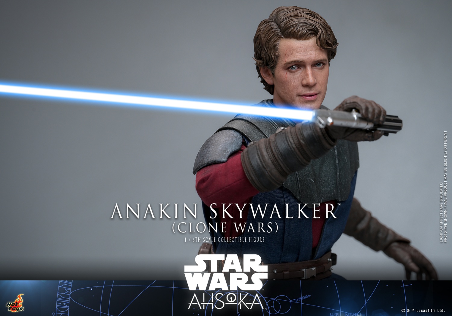 IN STOCK HotToys 1/6 Star Wars: Asokka Anakin Skywalker Clone Wars