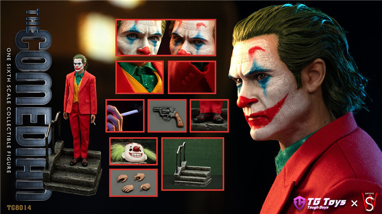 IN STOCK  TGToys × SWToys 1/6 Comedian with Moving Eyes and Hair Transplant Version Action Figure TG8014