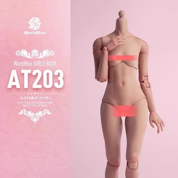 IN STOCK  Worldbox 1/6 Female Soldier Nude Model version AT203