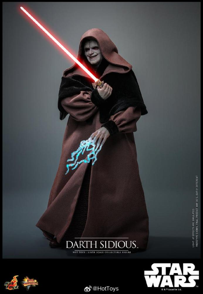 IN STOCK HotToys MMS745 1/6 Star Wars Prequel 3 Darth Sidius Special Edition