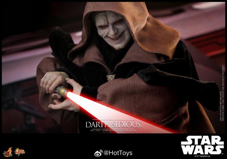 IN STOCK HotToys MMS745 1/6 Star Wars Prequel 3 Darth Sidius Special Edition