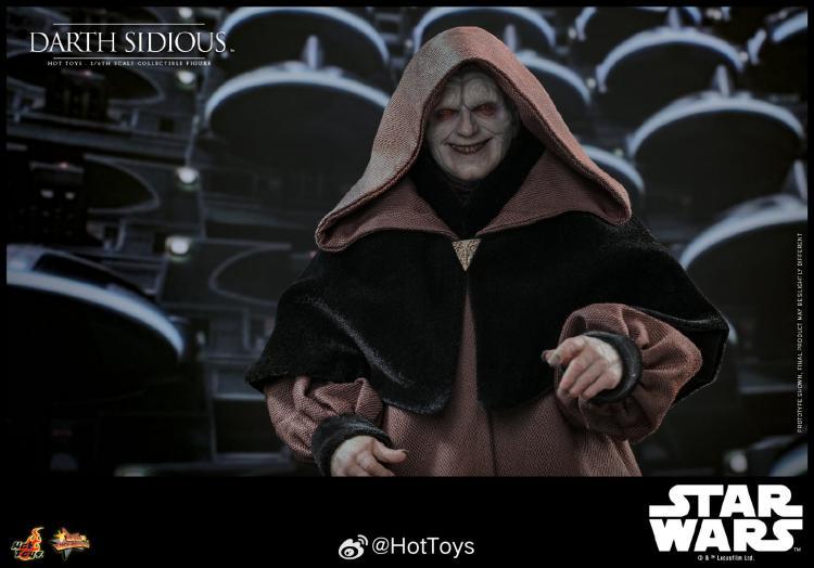 IN STOCK HotToys MMS745 1/6 Star Wars Prequel 3 Darth Sidius Special Edition