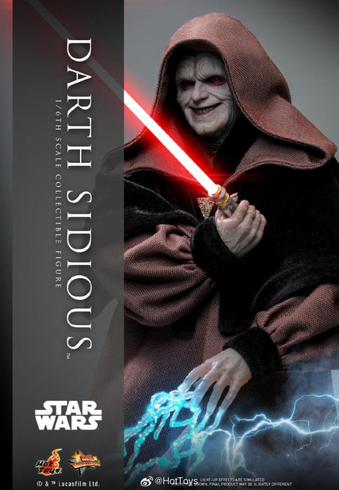 IN STOCK HotToys MMS745 1/6 Star Wars Prequel 3 Darth Sidius Special Edition