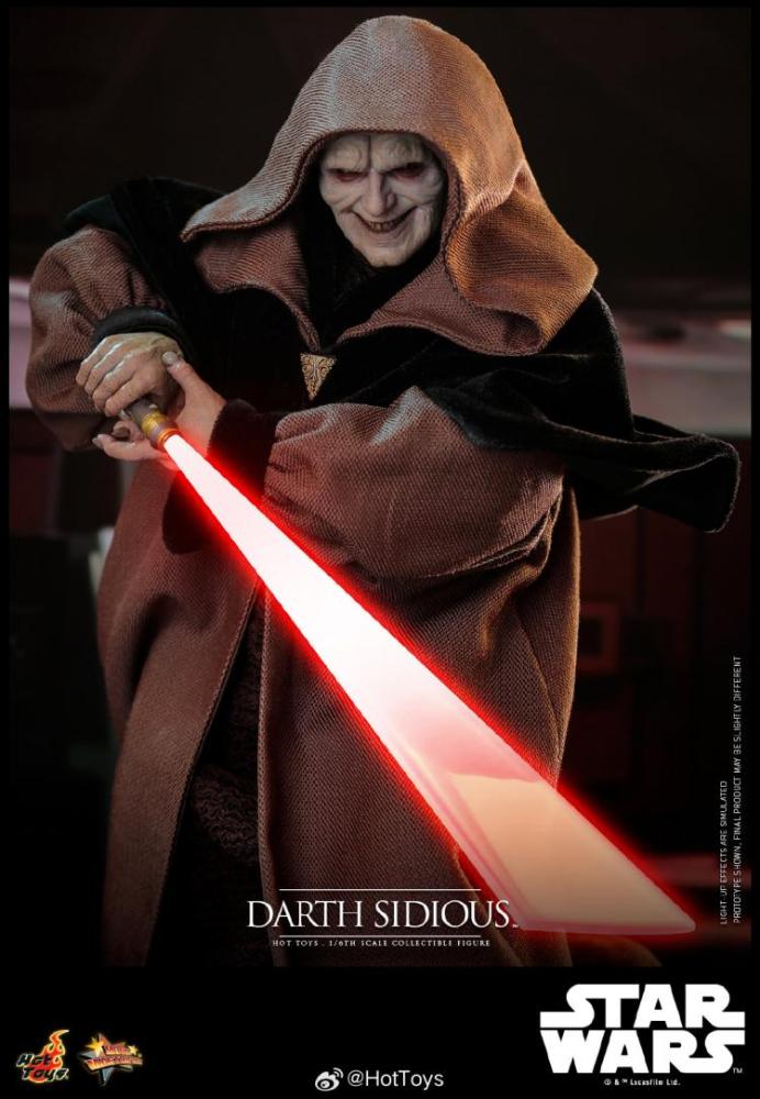 IN STOCK HotToys MMS745 1/6 Star Wars Prequel 3 Darth Sidius Special Edition