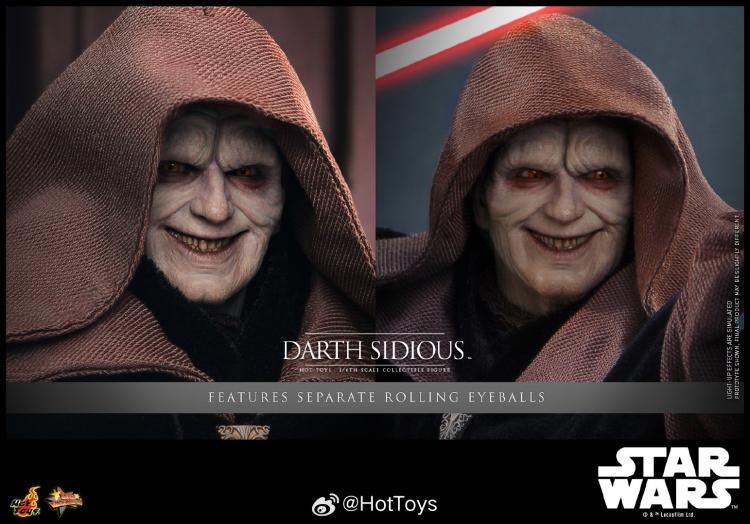 IN STOCK HotToys MMS745 1/6 Star Wars Prequel 3 Darth Sidius Special Edition