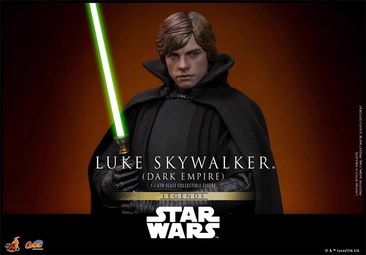 In stock Hot Toys Luke Skywalker Star Wars: Dark Empire CMS019 1/6th Figure（Hair with glue）