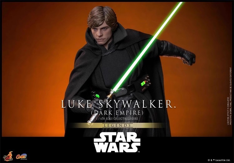 In stock Hot Toys Luke Skywalker Star Wars: Dark Empire CMS019 1/6th Figure（Hair with glue）