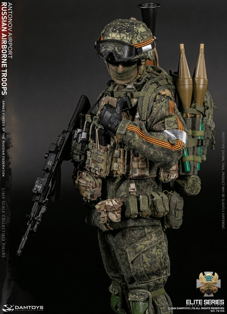 IN STOCK DAMTOYS 1/6 Russian Federation VDV Airborne Force rifleman Antonov Airport 78105