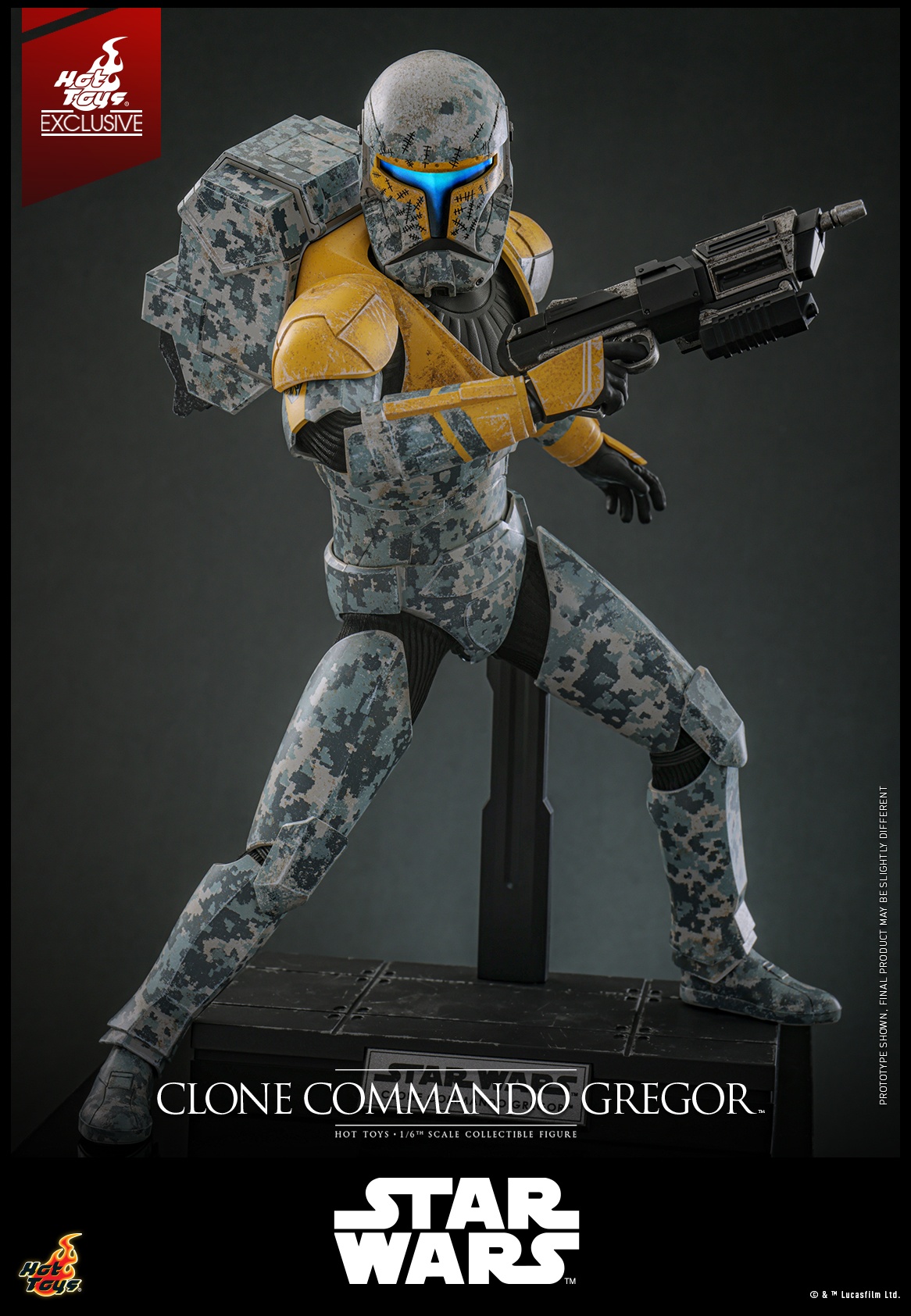 IN STOCK Hot Toys TMS155 Star Wars The Clone Wars Clone