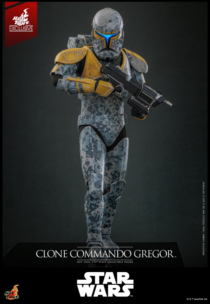 IN STOCK  Hot Toys TMS155 Star Wars The Clone Wars Clone Commando Gregor 1/6 Figure