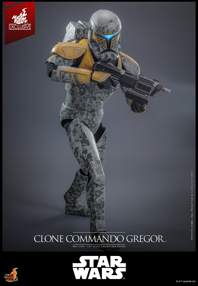 IN STOCK  Hot Toys TMS155 Star Wars The Clone Wars Clone Commando Gregor 1/6 Figure