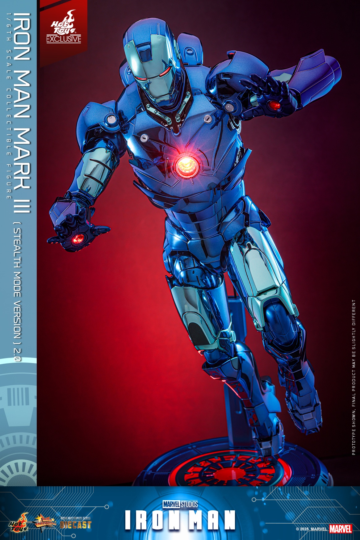 ホットトイズ MMS814D71 アイアンマン・マーク３ブルー・ステルス版2.0 ホットトイズ MMS814D71 アイアンマン・マーク3ブルー