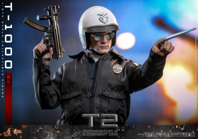 In Stock Hot Toys MMS774 Terminator 2 Judgment Day T1000 (2.0) Robert Patrick Figure