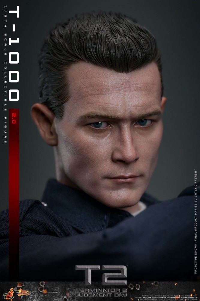 In Stock Hot Toys MMS774 Terminator 2 Judgment Day T1000 (2.0) Robert Patrick Figure