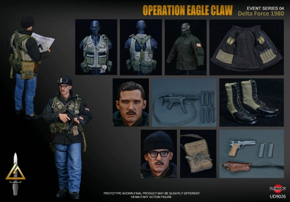 In Stock UJINDOU 1/6 UD9026 U.S. Army Delta Eagle Claw Operation 1980