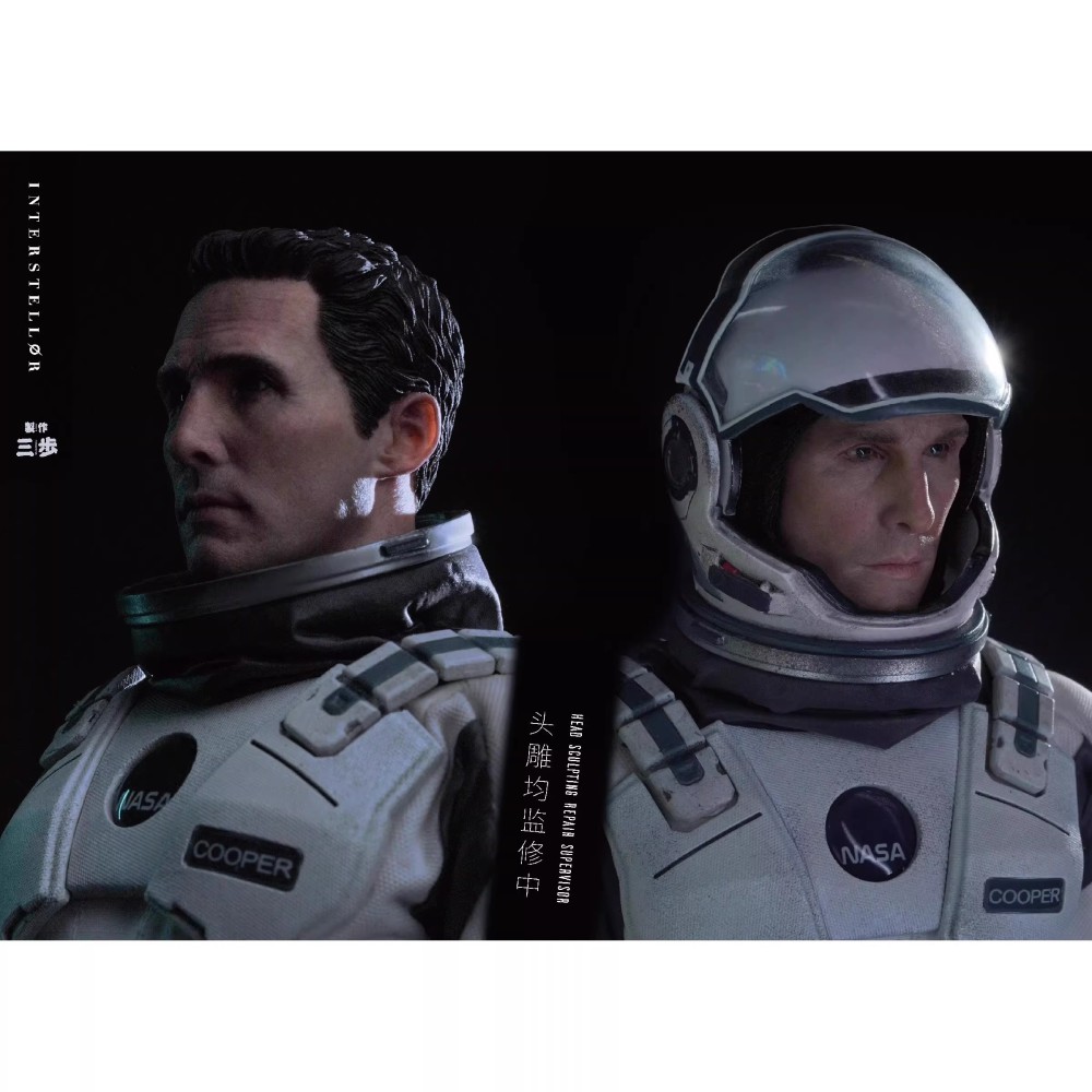 IN STOCK Three-step production of the 1/6 Fullset action figure of Interstellar Travel Explorer Cooper