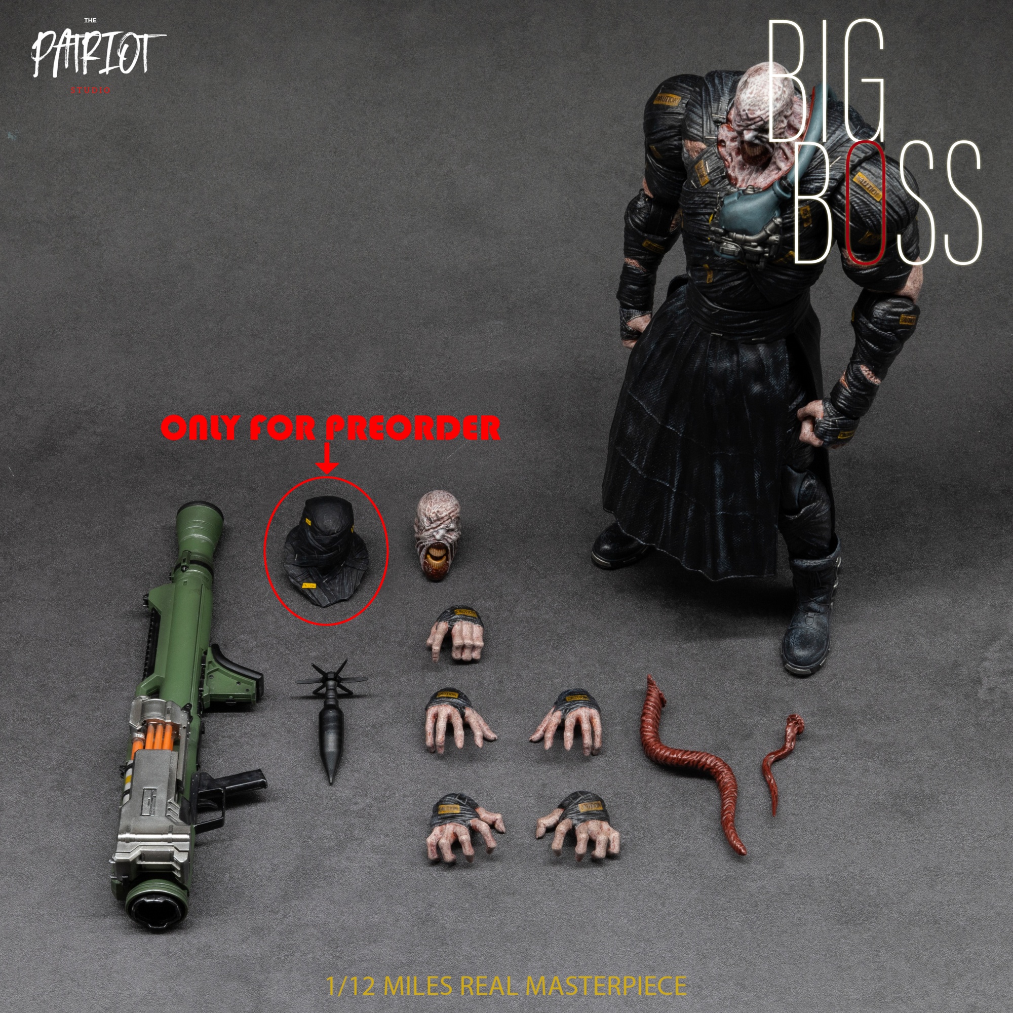 In Stock Patriot Studio 1/12 The Big Boss Nemesis 6 inch Figure