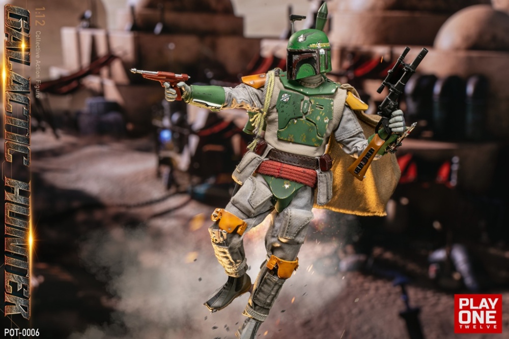 In Stock Play One twelve POT-0006 1/12 Galactic Hunter Fett 6" Action Figure