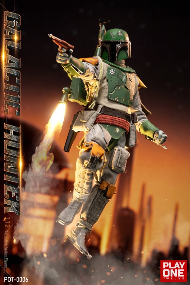 In Stock Play One twelve POT-0006 1/12 Galactic Hunter Fett 6" Action Figure