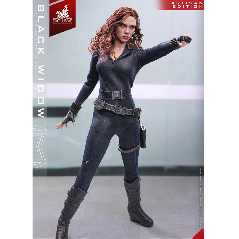 In Stock  Hot Toys HT Black Widow Hair Transplant Standard Version 1/6 Movable Iron Man 2 MMS757AE