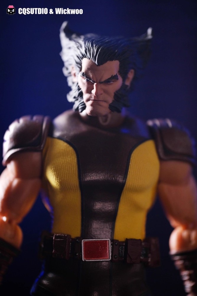 In stock CQ studio x WICKWOO Wolverine and Yellow Wolf 1/12 Head Sculpture mezco Finished Product