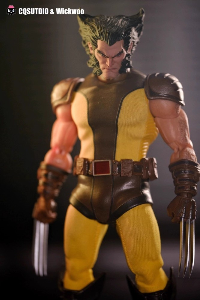 In stock CQ studio x WICKWOO Wolverine and Yellow Wolf 1/12 Head Sculpture mezco Finished Product