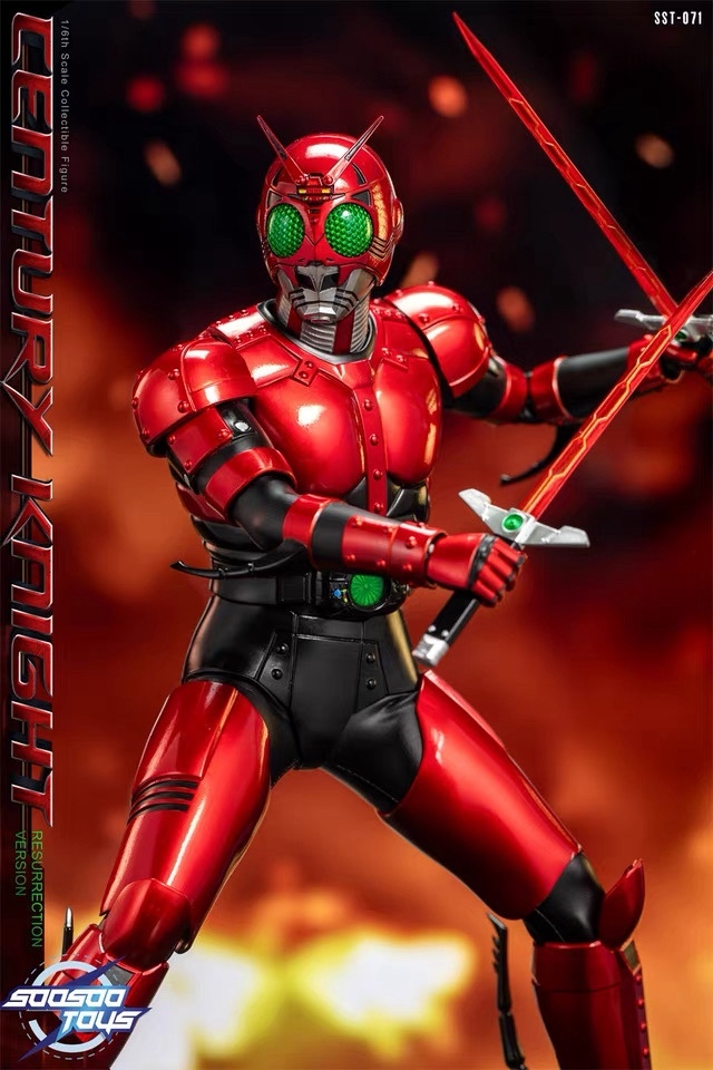 IN STOCK  Soosootoys Red Shadow Warrior Kamen Rider sst-071 Silver Shadow Warrior 1/6 Movable