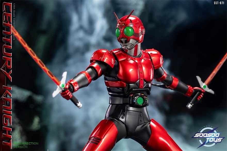 IN STOCK  Soosootoys Red Shadow Warrior Kamen Rider sst-071 Silver Shadow Warrior 1/6 Movable