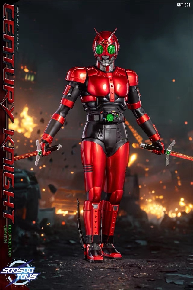 IN STOCK  Soosootoys Red Shadow Warrior Kamen Rider sst-071 Silver Shadow Warrior 1/6 Movable