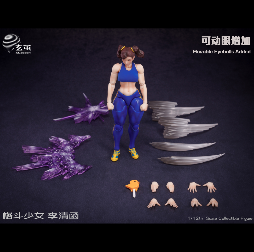 IN STOCK Xuanjian Studio 1/12 Fighting Girl Chun-Li Shan Chuan Yue Studio Accessory Pack PJ01