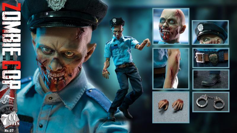 In Stock  7CC TOYS  NO07 Zombie killer Zombie Cop Male 1/6 Action Fiugre Model Toys