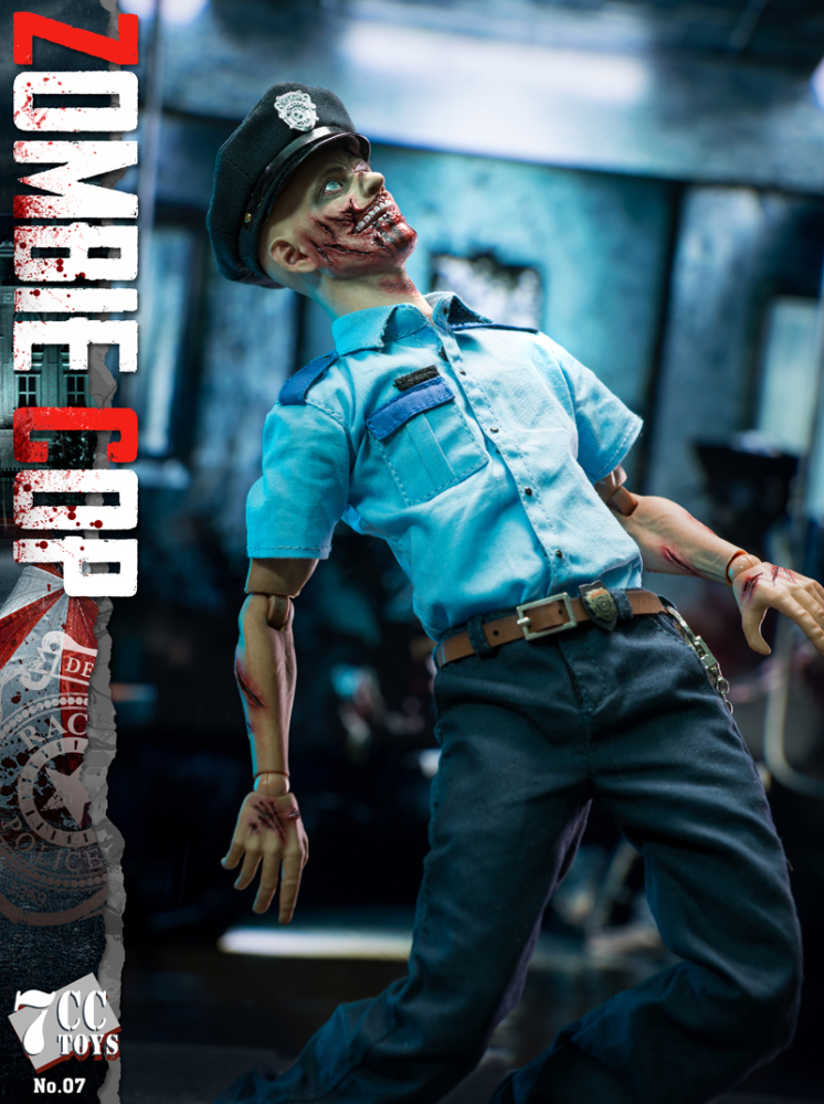 In Stock  7CC TOYS  NO07 Zombie killer Zombie Cop Male 1/6 Action Fiugre Model Toys
