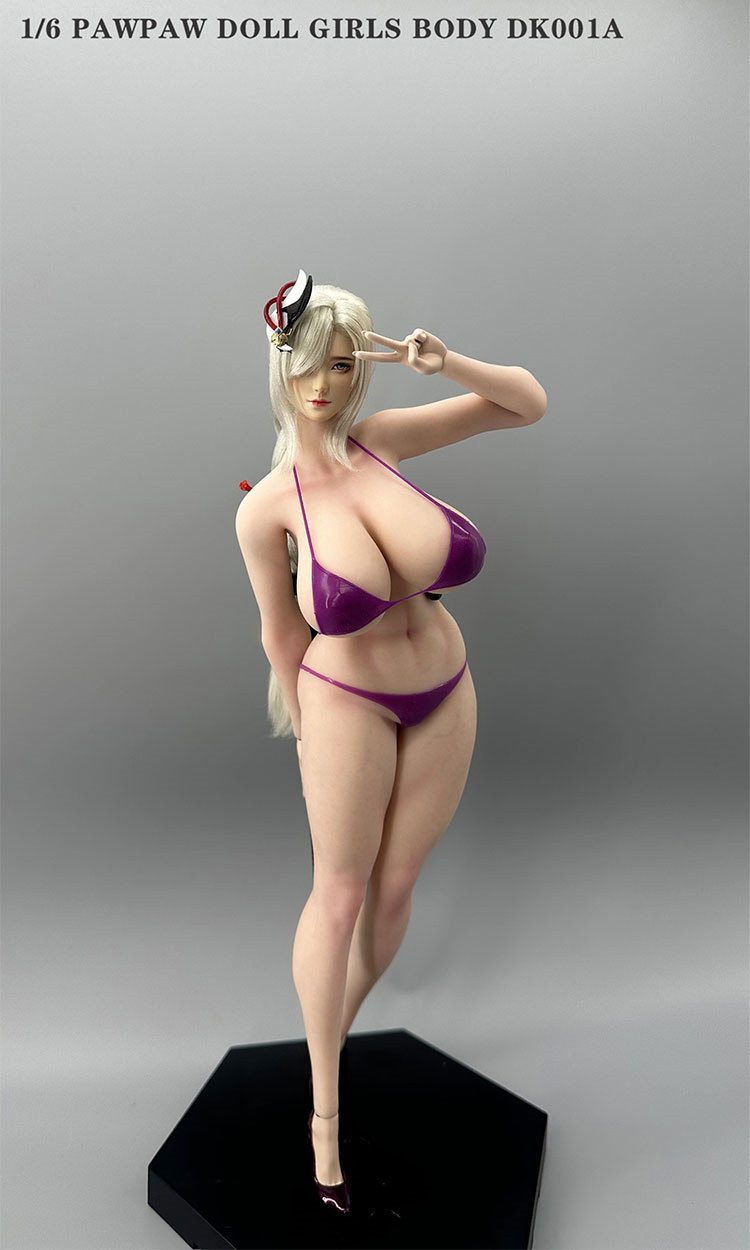 PawPaw Doll DK001A1/6シリカゲル素体セットDK001A白肌 Pre-order 1/6 PAWPAWDOLL DK001A Female Seamless Body