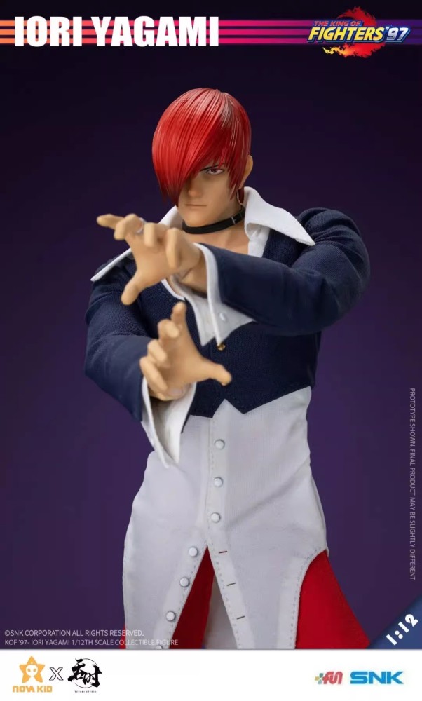In Stock 1/12 TUNSHI STUDIO TS-XXZ-008 KOF '97 IORI YAGAMI Action Figure