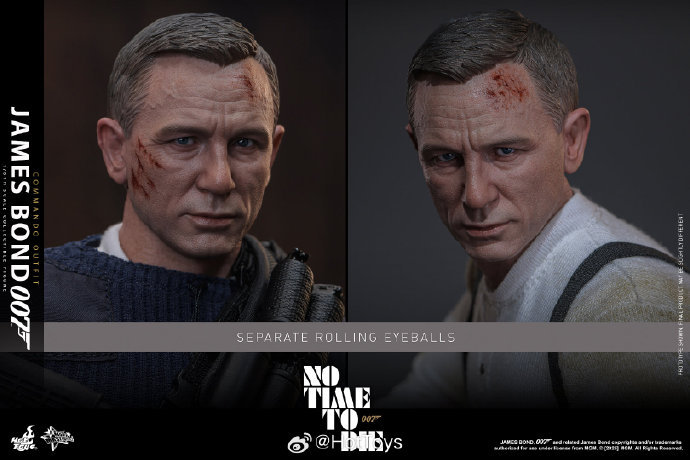 IN STOCK  Hot Toys MMS804 No Time To Die James Bond Commando-Outfit 1/6 Figure