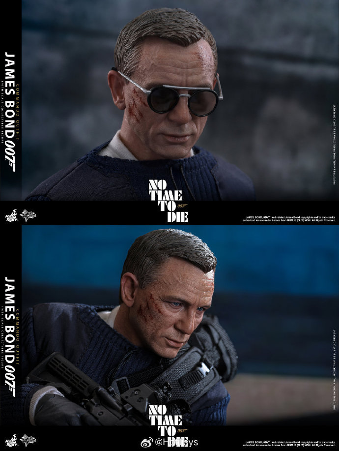 IN STOCK  Hot Toys MMS804 No Time To Die James Bond Commando-Outfit 1/6 Figure