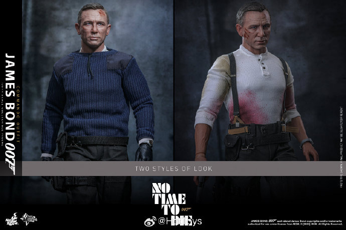 IN STOCK  Hot Toys MMS804 No Time To Die James Bond Commando-Outfit 1/6 Figure