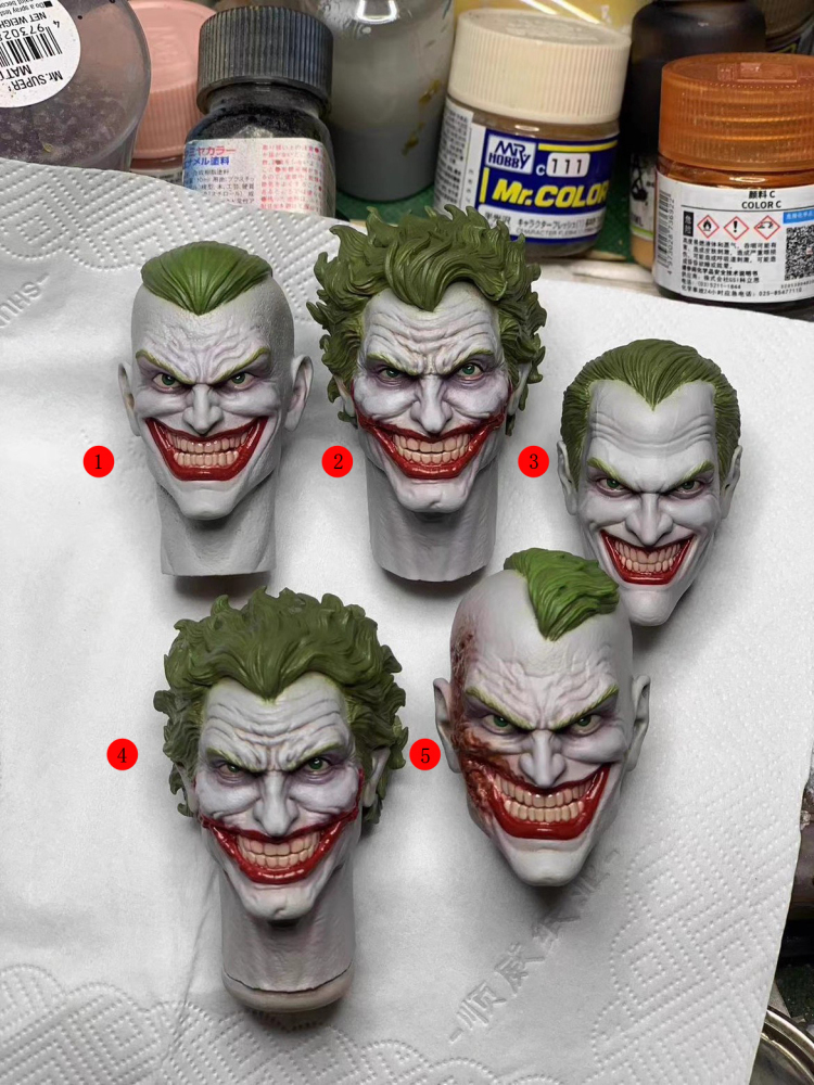 In stock 1/6 12-inch Endgame Joker. Curse the joker.AR joker. Endgame Joker Battle Damage Edition Head sculpt Figure