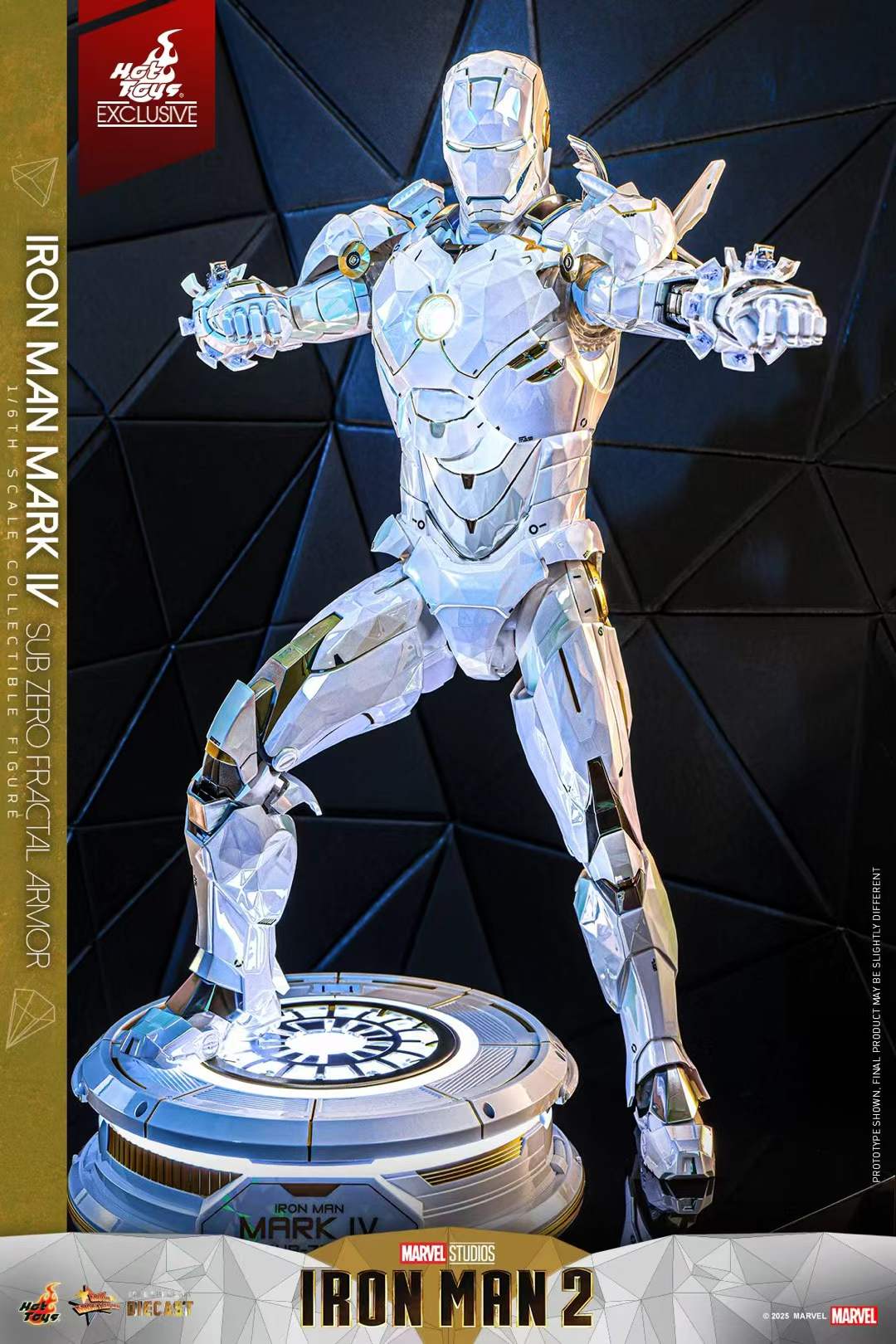 HOTTOYS 1/6 Mark4 Iron Man MANM ARK IV SUB ZERO FRACTAL ARMOR