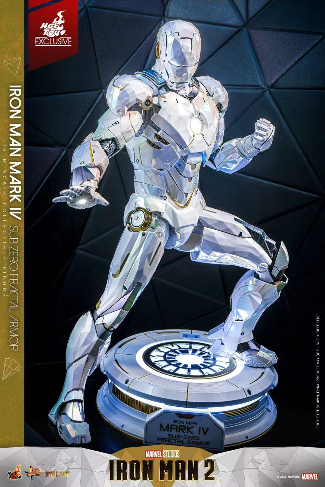 HOTTOYS 1/6 Mark4 Iron Man MANM ARK IV SUB ZERO FRACTAL ARMOR