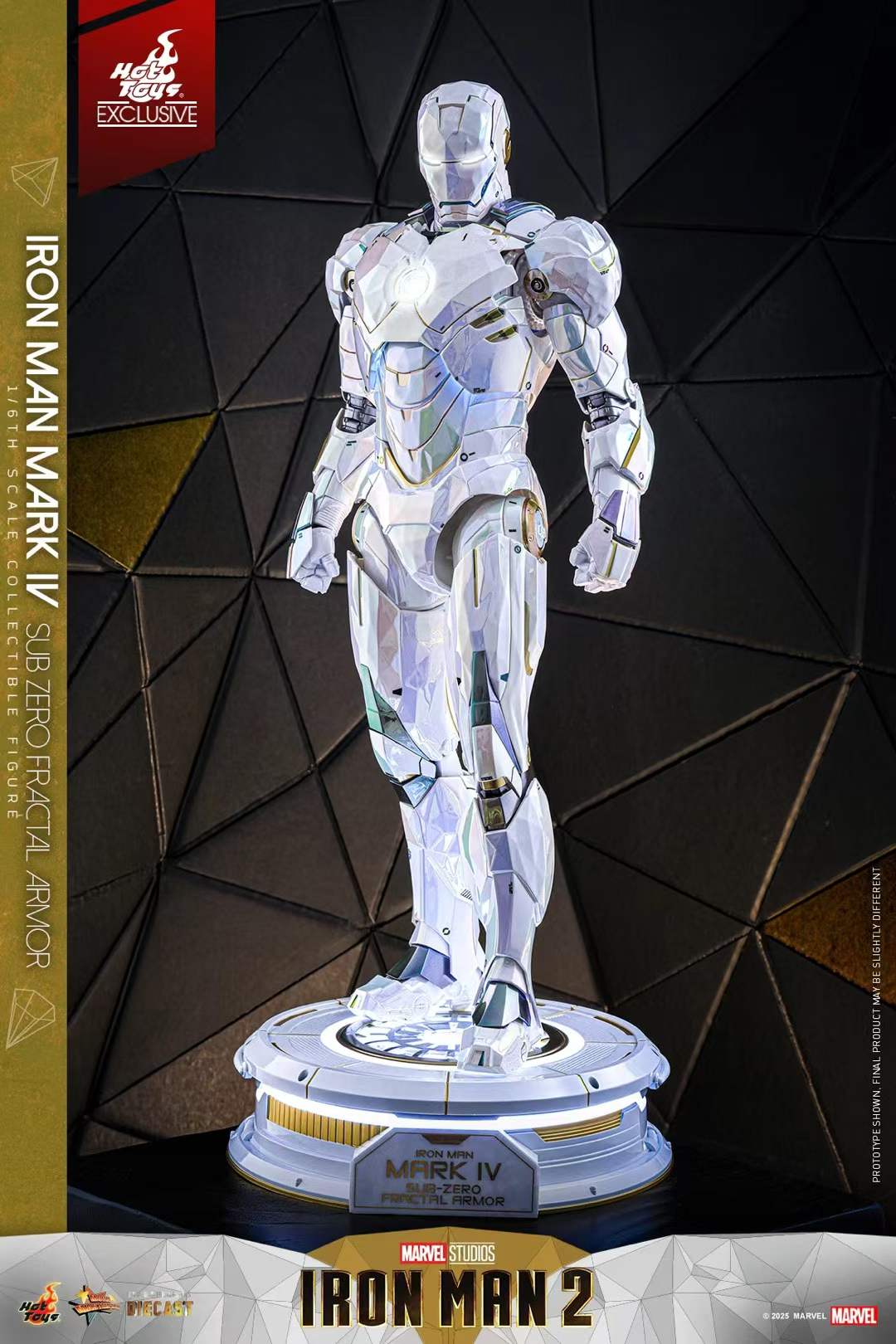 HOTTOYS 1/6 Mark4 Iron Man MANM ARK IV SUB ZERO FRACTAL ARMOR