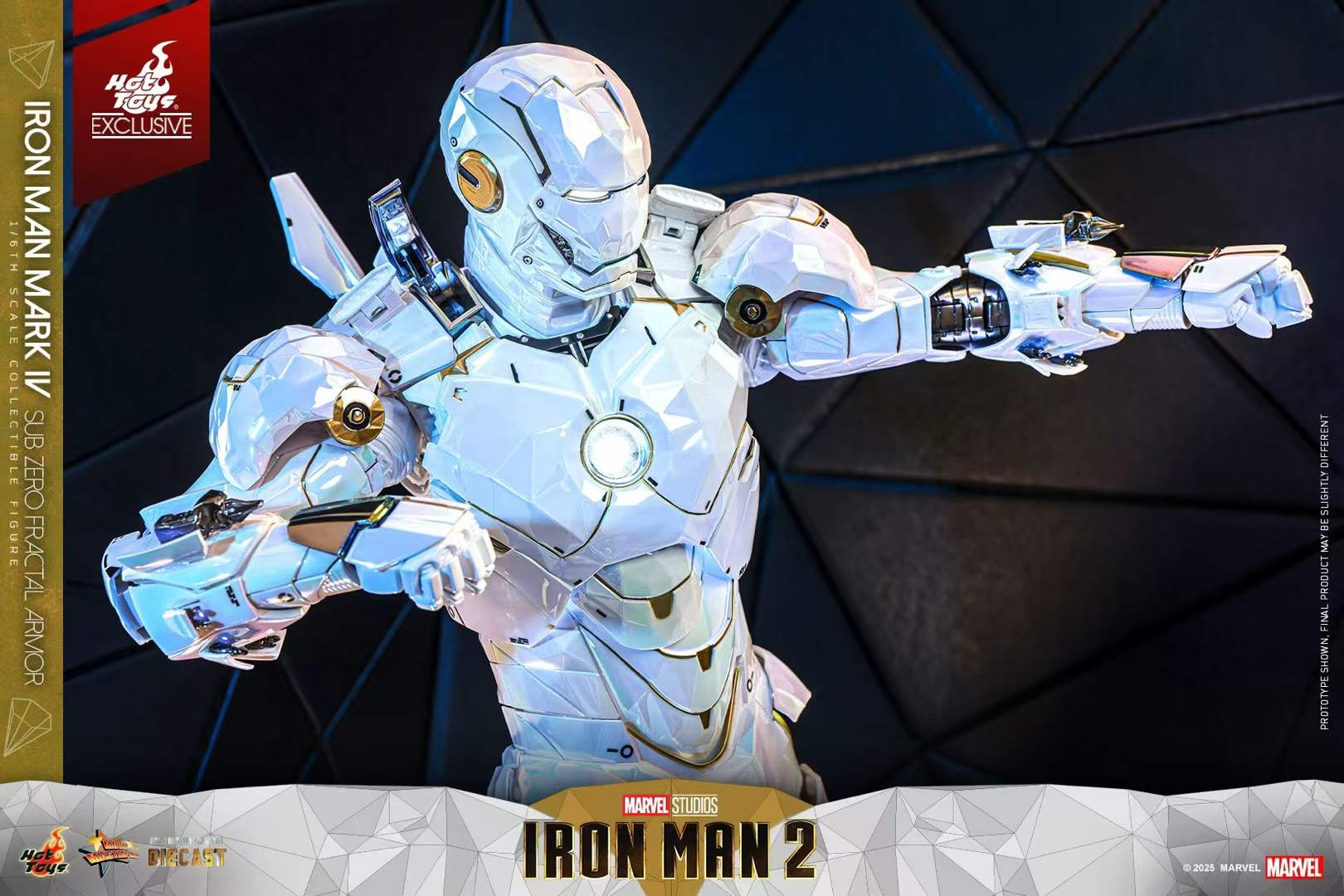 HOTTOYS 1/6 Mark4 Iron Man MANM ARK IV SUB ZERO FRACTAL ARMOR