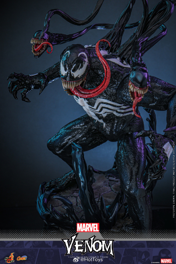 In Stock  Hot Toys MARVEL Venom 1/6 Scale Action Figure Comic Masterpiece CMS023